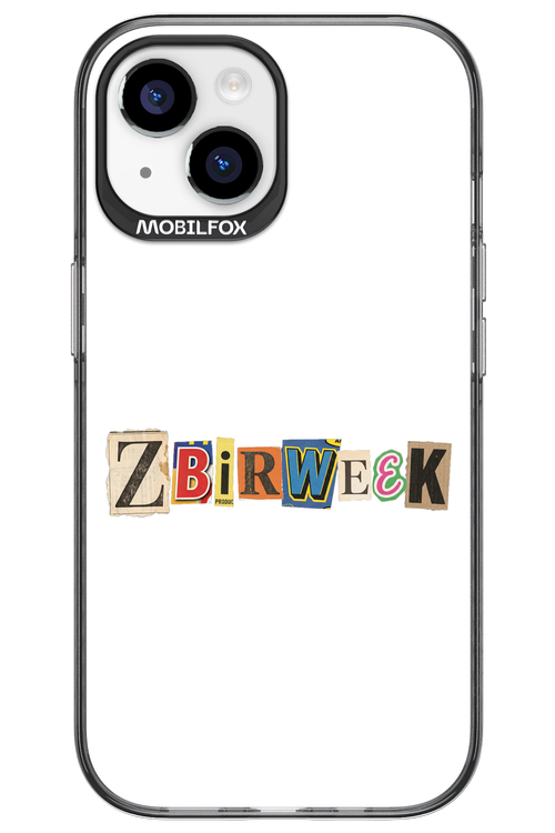 Zbirweek (white) 2.0 - Apple iPhone 15