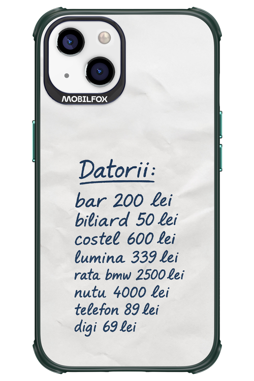 The List - Apple iPhone 13