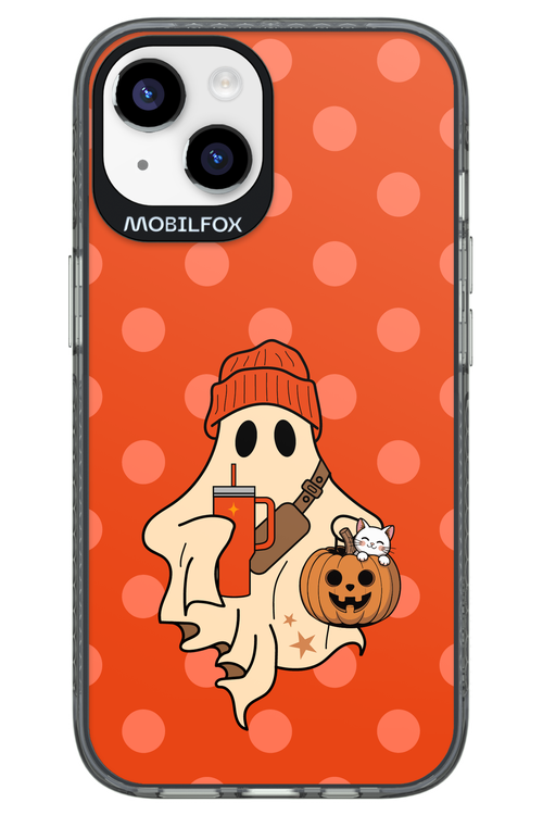 Ghost Girl (Orange) - Apple iPhone 14