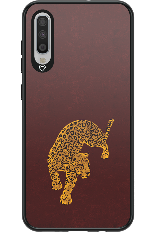 Burgundy Leopard - Samsung Galaxy A70