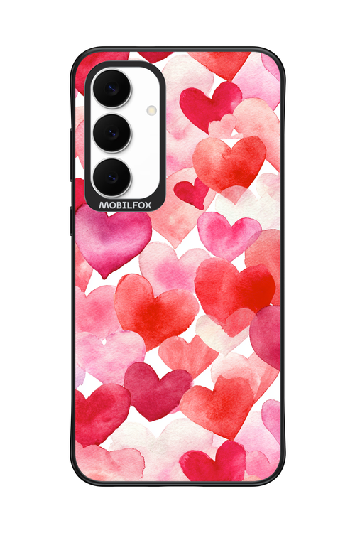 Water Painted Heart 2.0 - Samsung S25 FE