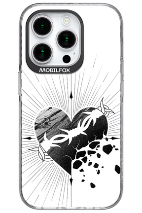 Fekete Szív - Apple iPhone 15 Pro