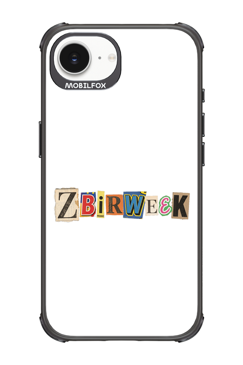 Zbirweek (white) 2.0 - Apple iPhone 16e