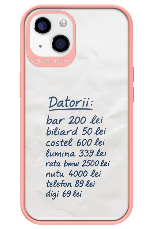 The List - Apple iPhone 13