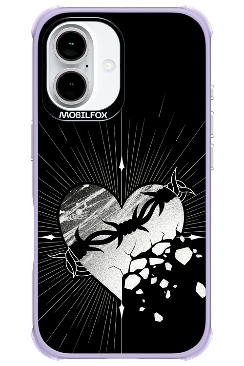 Fehér Szív - Apple iPhone 16