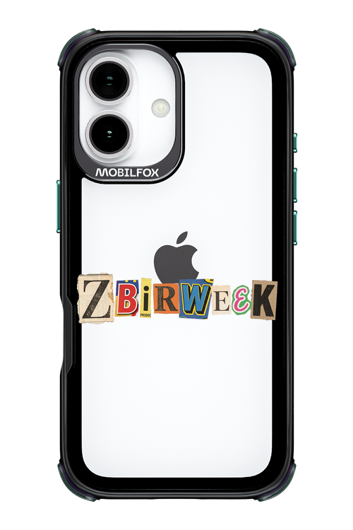 Zbirweek (transparent) 2.0 - Apple iPhone 17