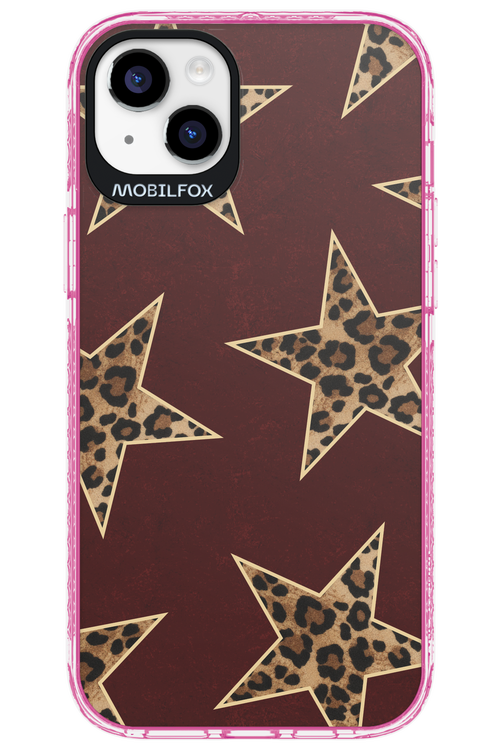 Wild Stars Burgundy - Apple iPhone 14 Plus