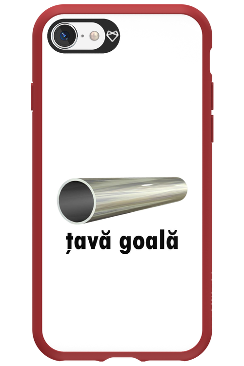 Țavă Goală White - Apple iPhone 8