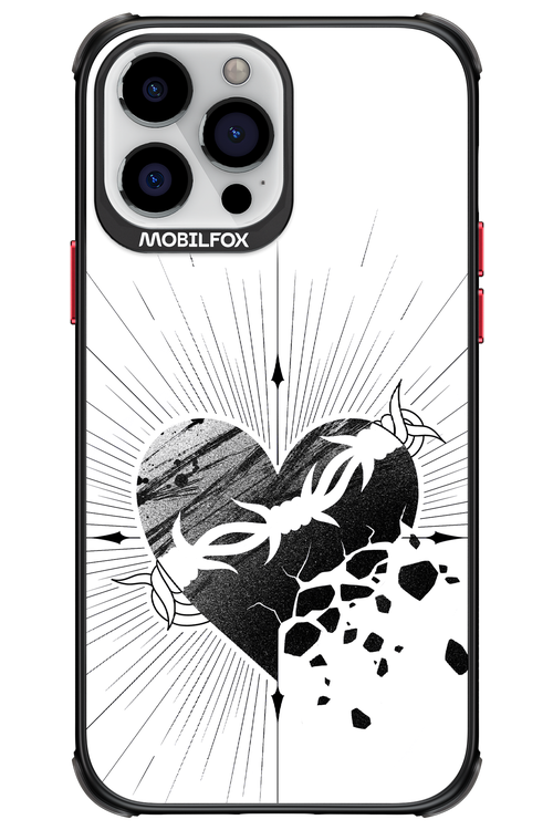 Fekete Szív - Apple iPhone 13 Pro Max