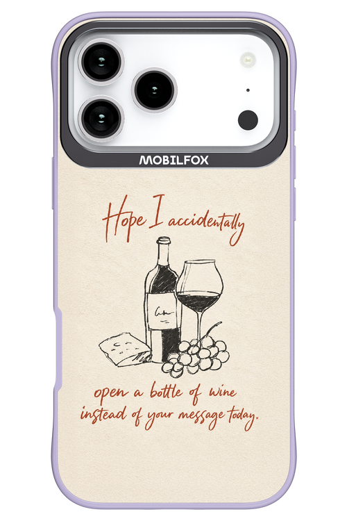 Bottle of wine 2.0 - Apple iPhone 17 Pro Max
