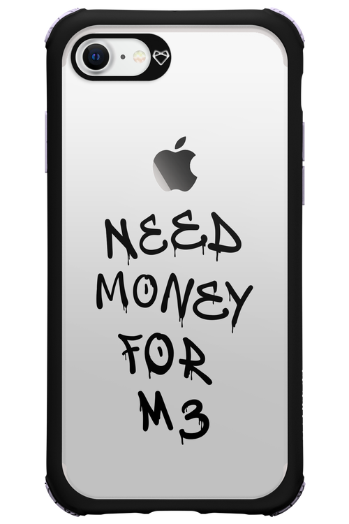 Need M3 Transparent Black - Apple iPhone 7