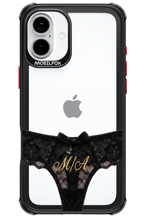Black Panties Transparent 2.0 - Apple iPhone 16 Plus