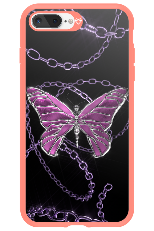 Butterfly Necklace - Apple iPhone 7 Plus