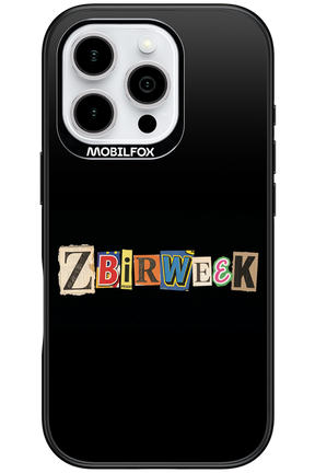 Zbirweek (black) 2.0 - Apple iPhone 16 Pro
