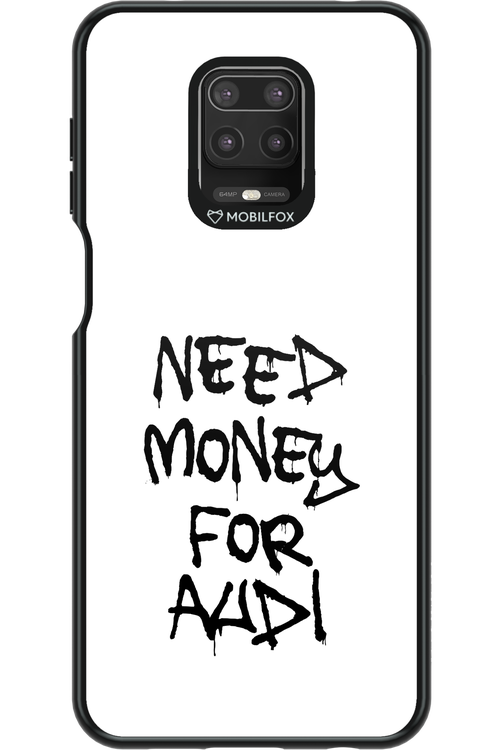 Need Money For Audi Black - Xiaomi Redmi Note 9 Pro