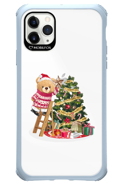 Christmas Bear (Transparent) - Apple iPhone 11 Pro Max