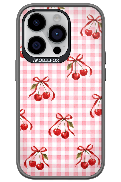 Pink Cherry Checked 2.0 - Apple iPhone 14 Pro