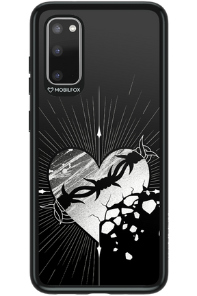 Fehér Szív - Samsung Galaxy S20
