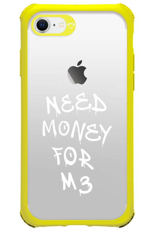 Need M3 Transparent White - Apple iPhone 7