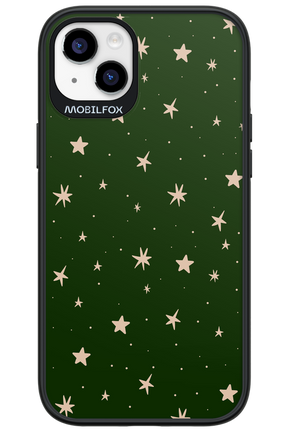 Forest Green Stars - Apple iPhone 14 Plus
