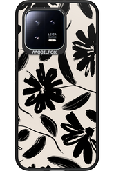 Monochrome Flowerss - Xiaomi 13
