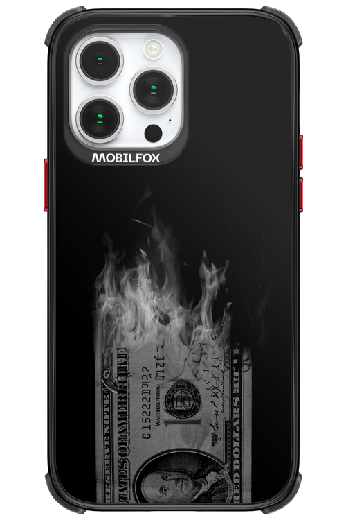 Money Burn B&W 2.0 - Apple iPhone 14 Pro Max