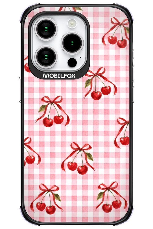 Pink Cherry Checked 2.0 - Apple iPhone 15 Pro