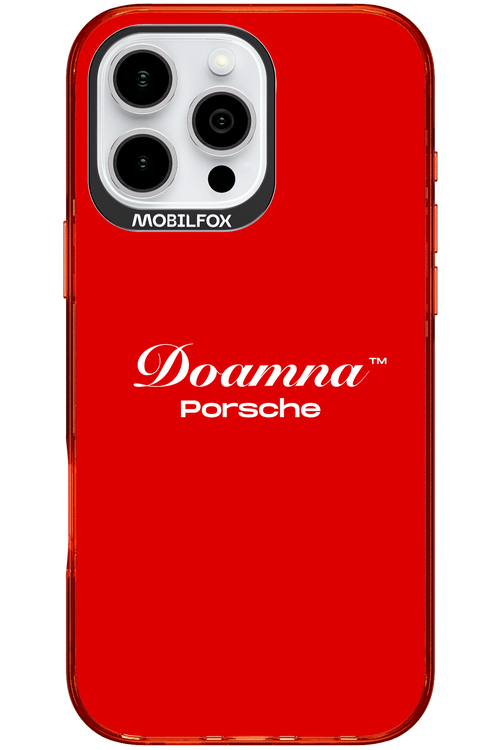 Doamna Porsche (red) - Apple iPhone 16 Pro Max