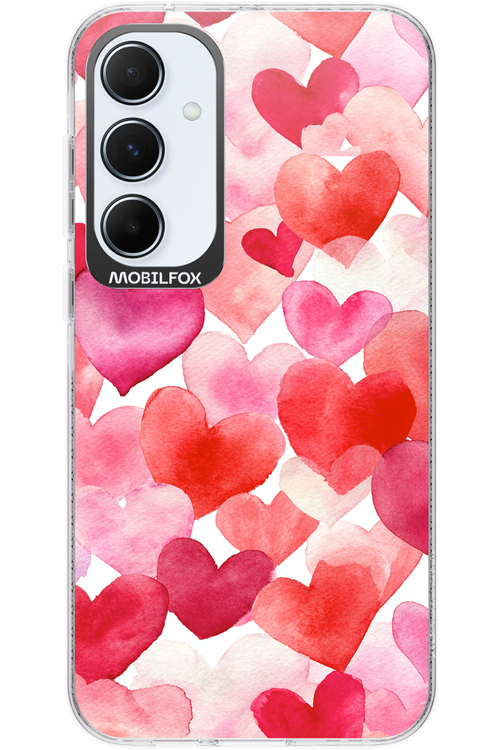 Water Painted Heart 2.0 - Samsung Galaxy A55
