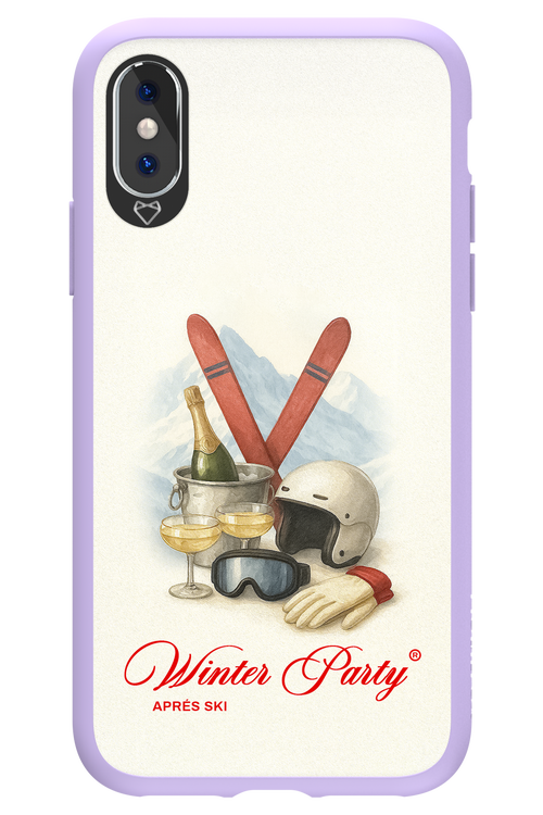 Winter Ski Party - Apple iPhone XS