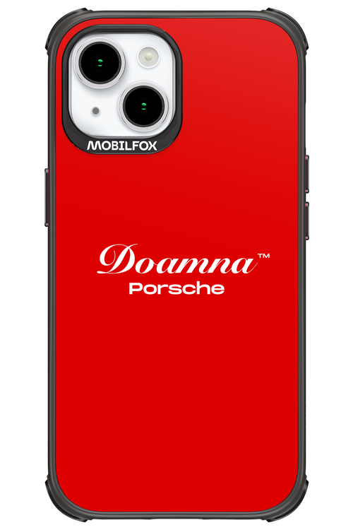 Doamna Porsche (red) - Apple iPhone 15