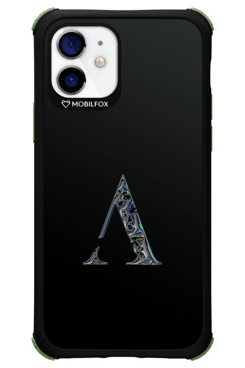 ⁠ ⁠Azteca A Chrome Logo - Apple iPhone 12