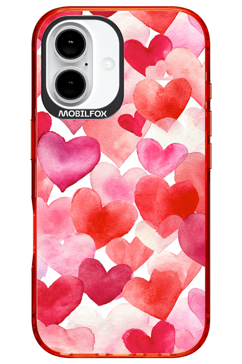 Water Painted Heart 2.0 - Apple iPhone 16