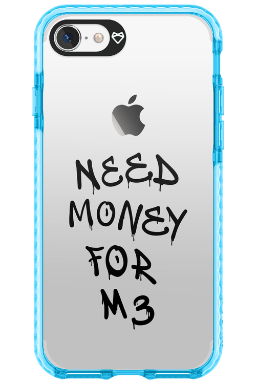 Need M3 Transparent Black - Apple iPhone 7