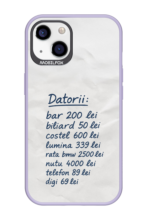 The List - Apple iPhone 13