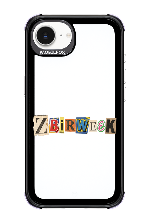 Zbirweek (transparent) 2.0 - Apple iPhone 16e