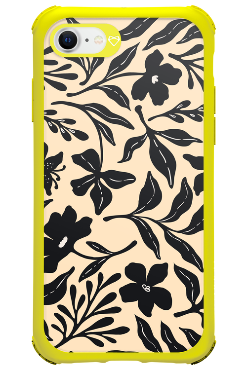 Black Flowers 2.0 - Apple iPhone 7