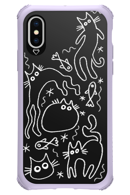 CHALK_CATS 2.0 - Apple iPhone XS