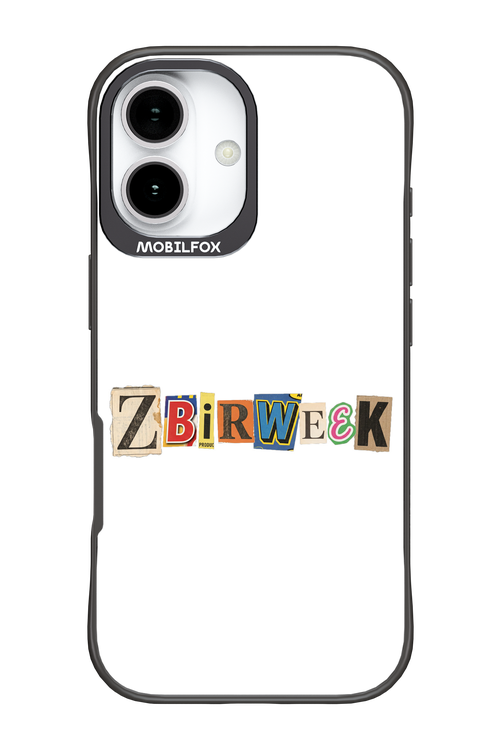 Zbirweek (white) 2.0 - Apple iPhone 17