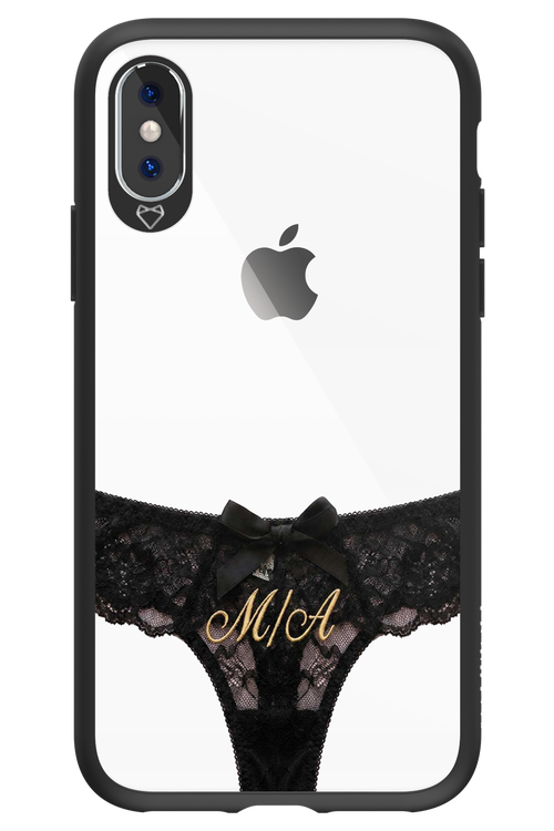 Black Panties Transparent 2.0 - Apple iPhone X