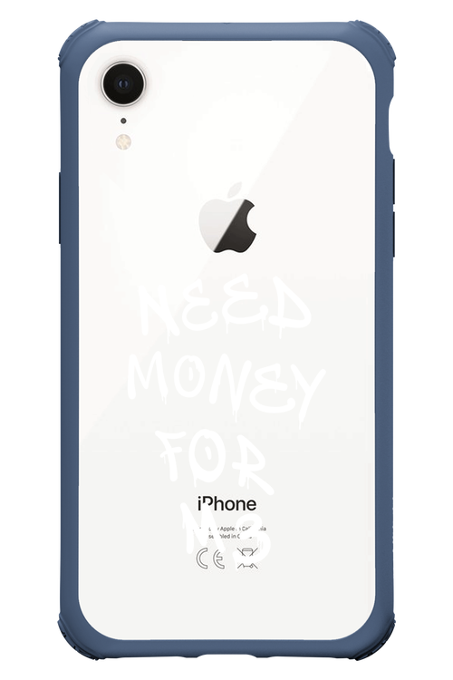 Need M3 Transparent White - Apple iPhone XR