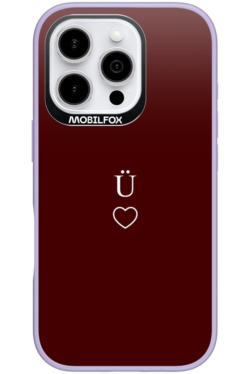 U Burgundia II 2.0 - Apple iPhone 16 Pro