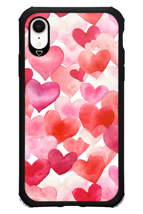 Water Painted Heart 2.0 - Apple iPhone XR
