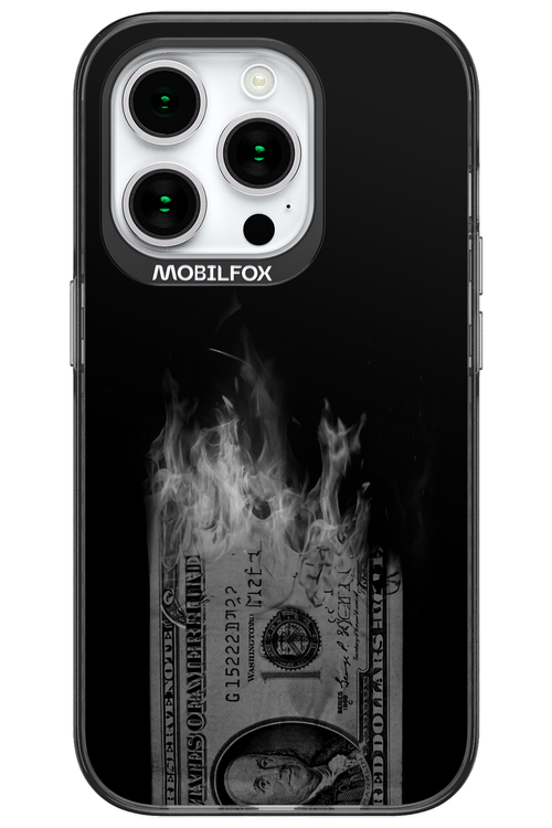 Money Burn B&W 2.0 - Apple iPhone 15 Pro