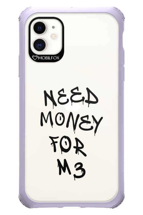 Need M3 Transparent Black - Apple iPhone 11