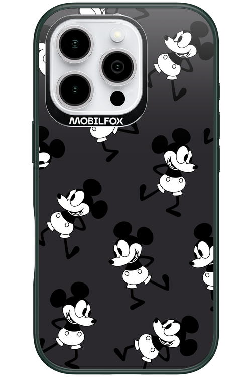 Iconic Mouse (antracite pattern) - Apple iPhone 16 Pro