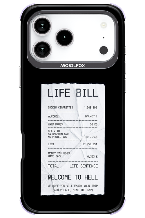 bill 2.0 - Apple iPhone 17 Pro Max