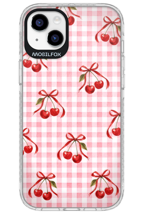 Pink Cherry Checked 2.0 - Apple iPhone 14 Plus
