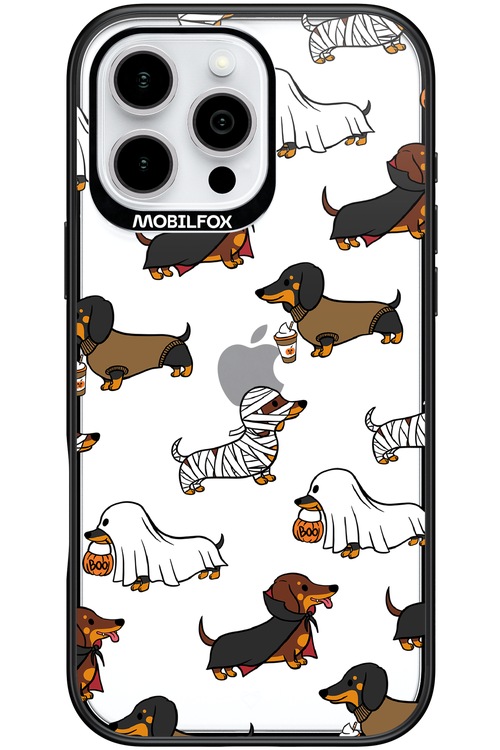 Scary Dachshund (Transparent) - Apple iPhone 16 Pro Max