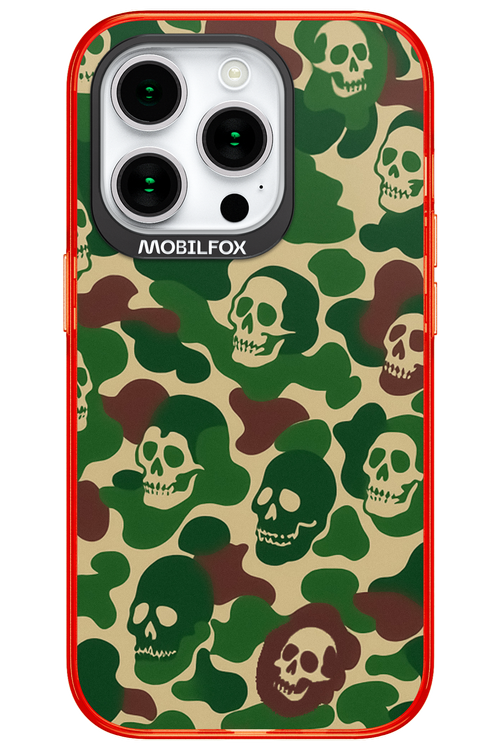 Camo Skull - Apple iPhone 15 Pro